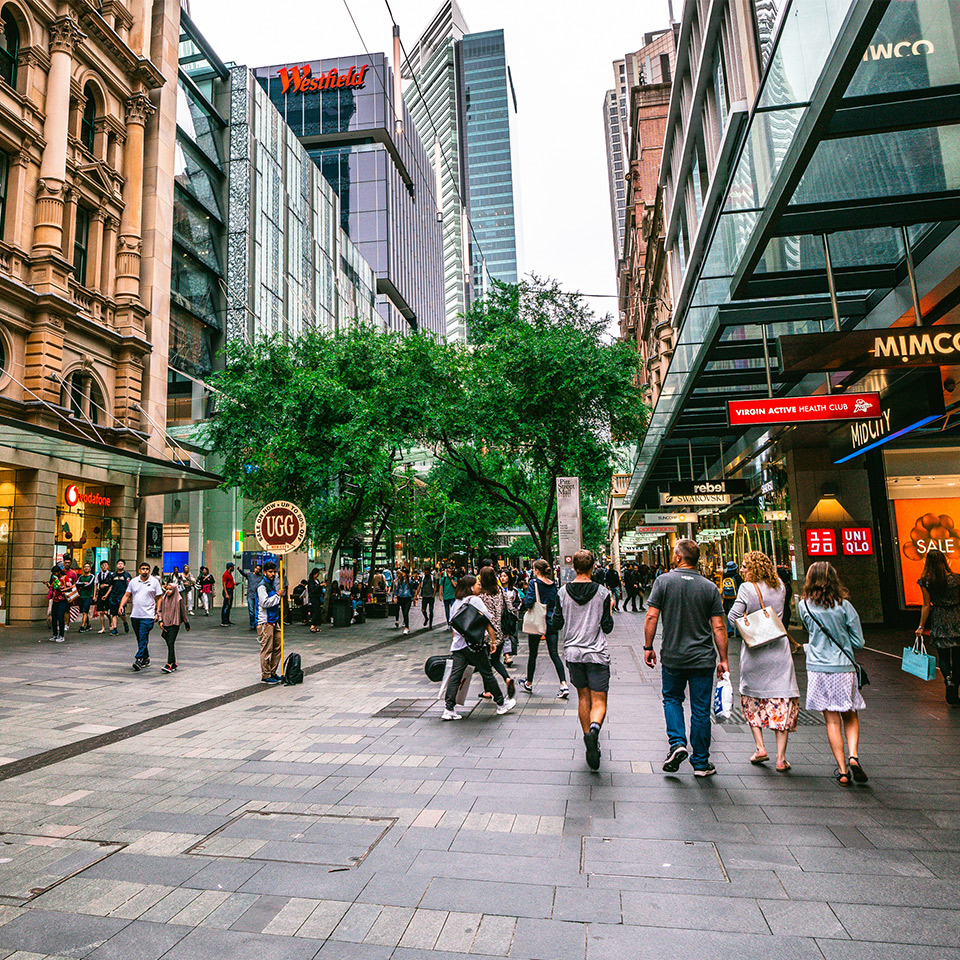 Image of people shopping