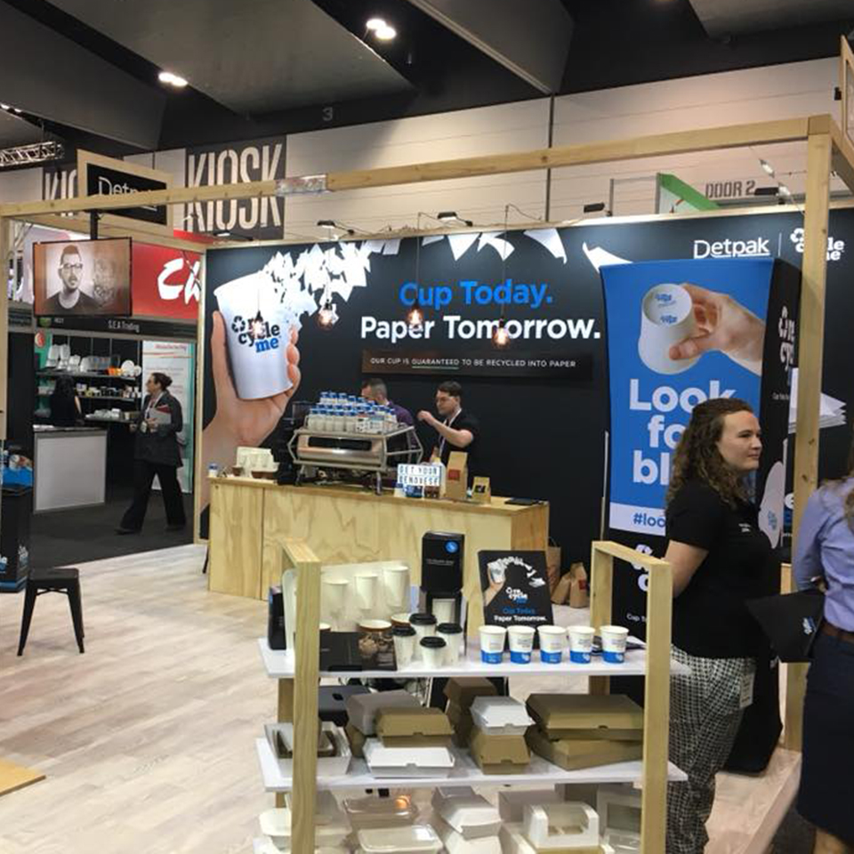 Detpak Stand at Fine Food Australia 2018